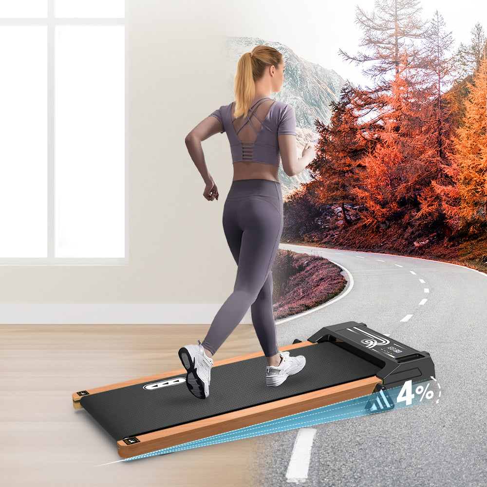 Wooden Treadmill with Incline #JK05W