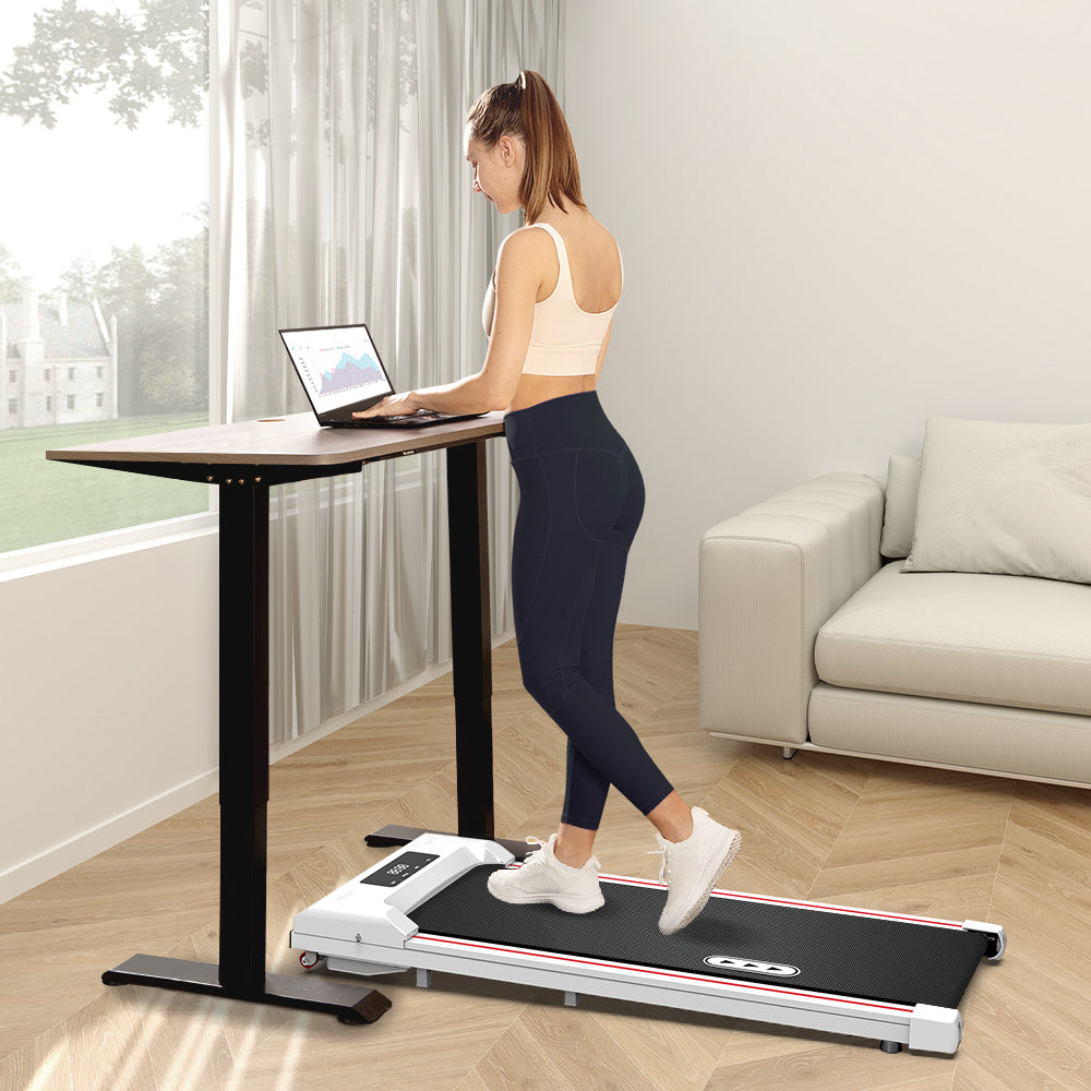 White under desk treadmill sale