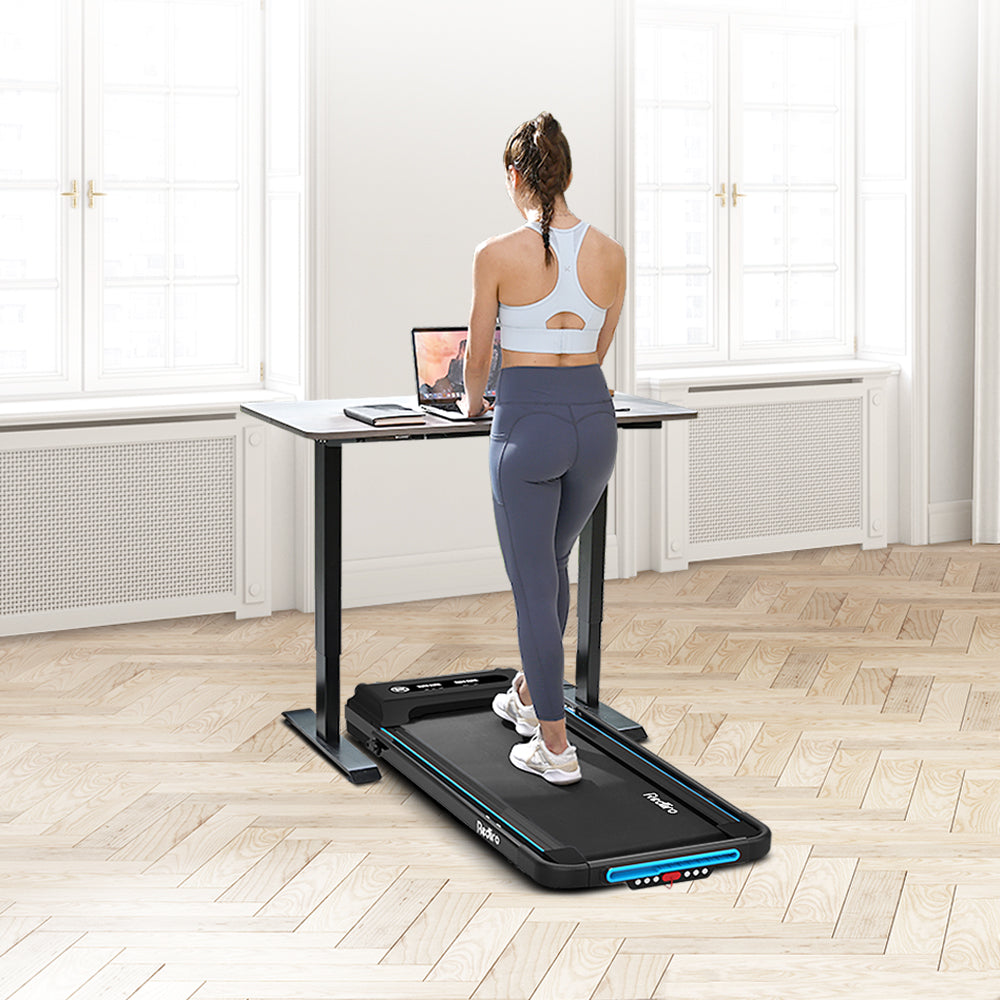 2 In 1 Under Desk Treadmill JK1608E-2 (Black) – Redliro