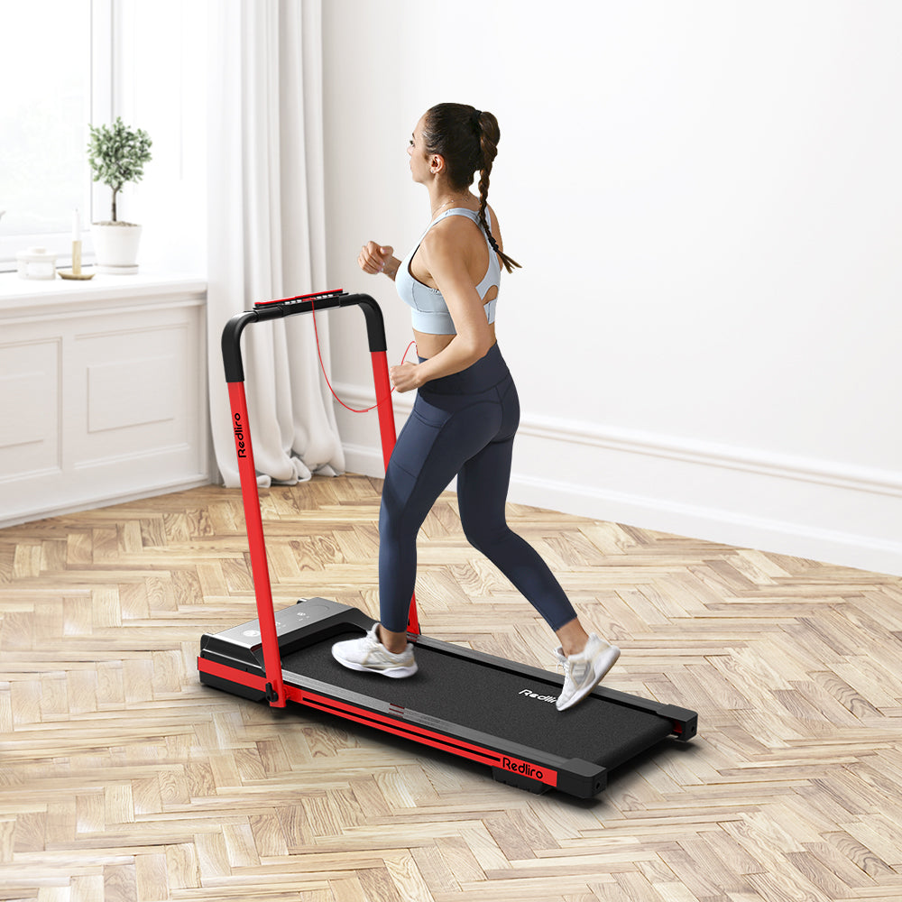 2 in 1 Under Desk Treadmill JK1608E 2 Red Redliro